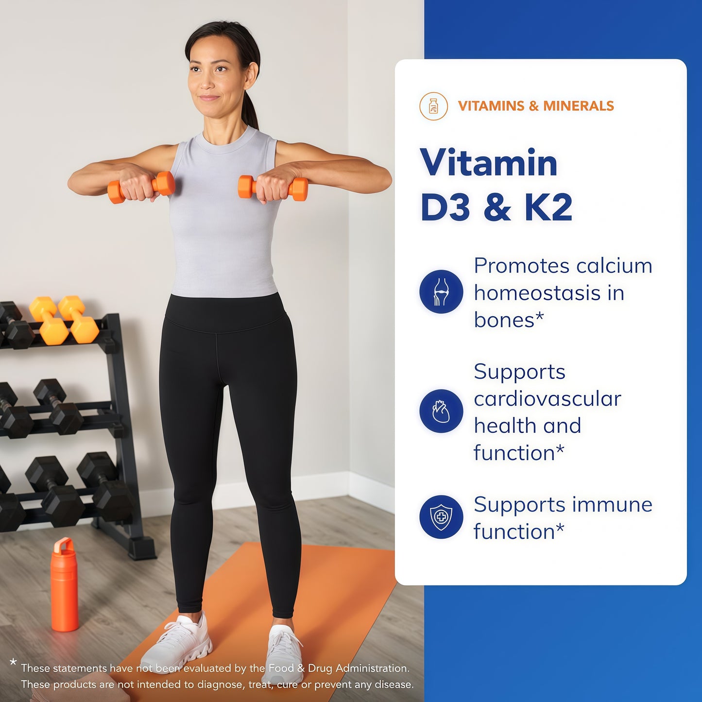 Pure Encapsulations Vitamin D3 & K2 - Bone & Vascular Health Support - Immune Function* - Gluten Free - Non-GMO - 120 Capsules